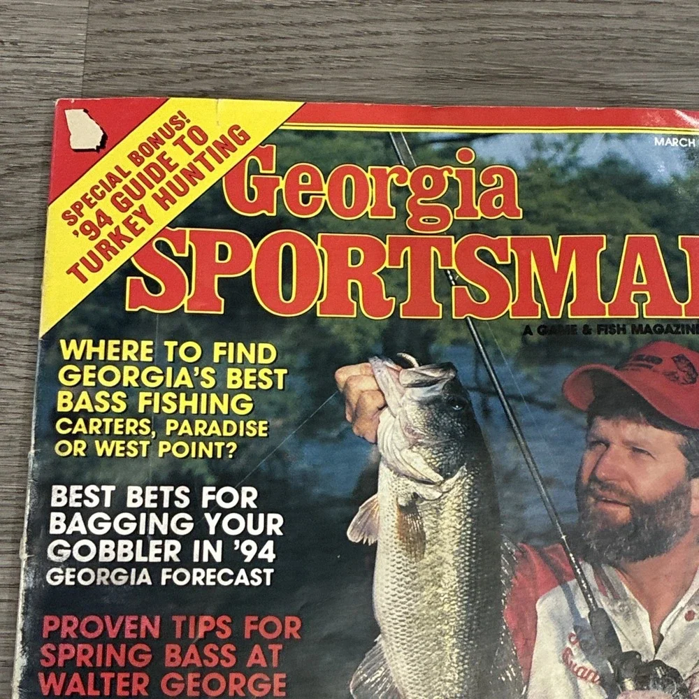 Georgia SPORTSMAN Fishing Magazine, 1994 | Special Bonus